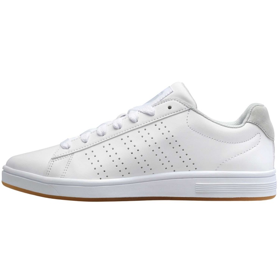 Footwear * | Hot Sale K-Swiss Court Casper Men'S Lifestyle Shoes White/Gray