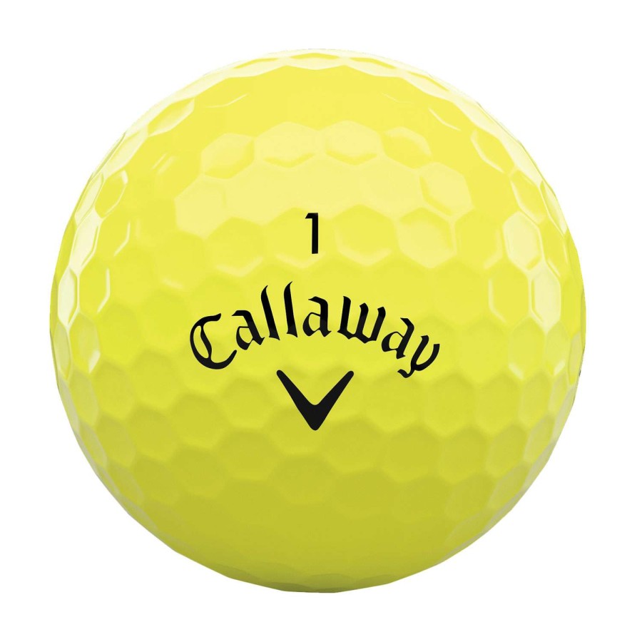 Sports * | Low Price Callaway Warbird Golf Balls 1-Dozen Yellow