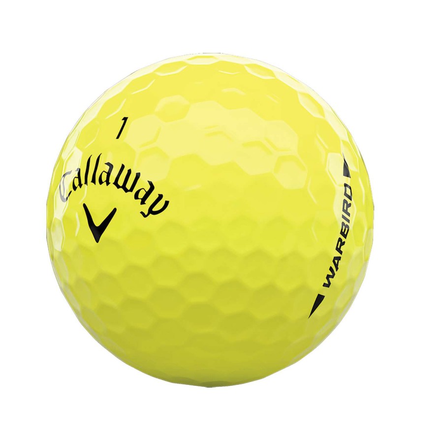 Sports * | Low Price Callaway Warbird Golf Balls 1-Dozen Yellow