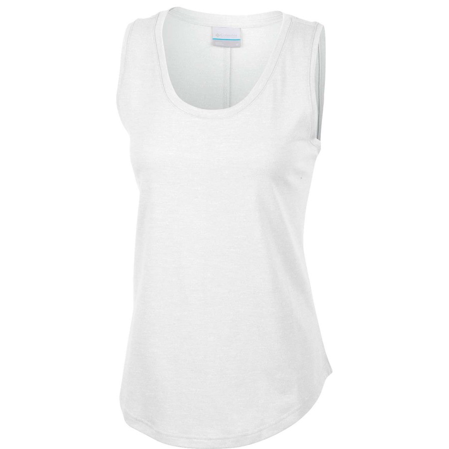 Apparel * | Excellent Quality Columbia Women'S Cade Cape Tank Top White