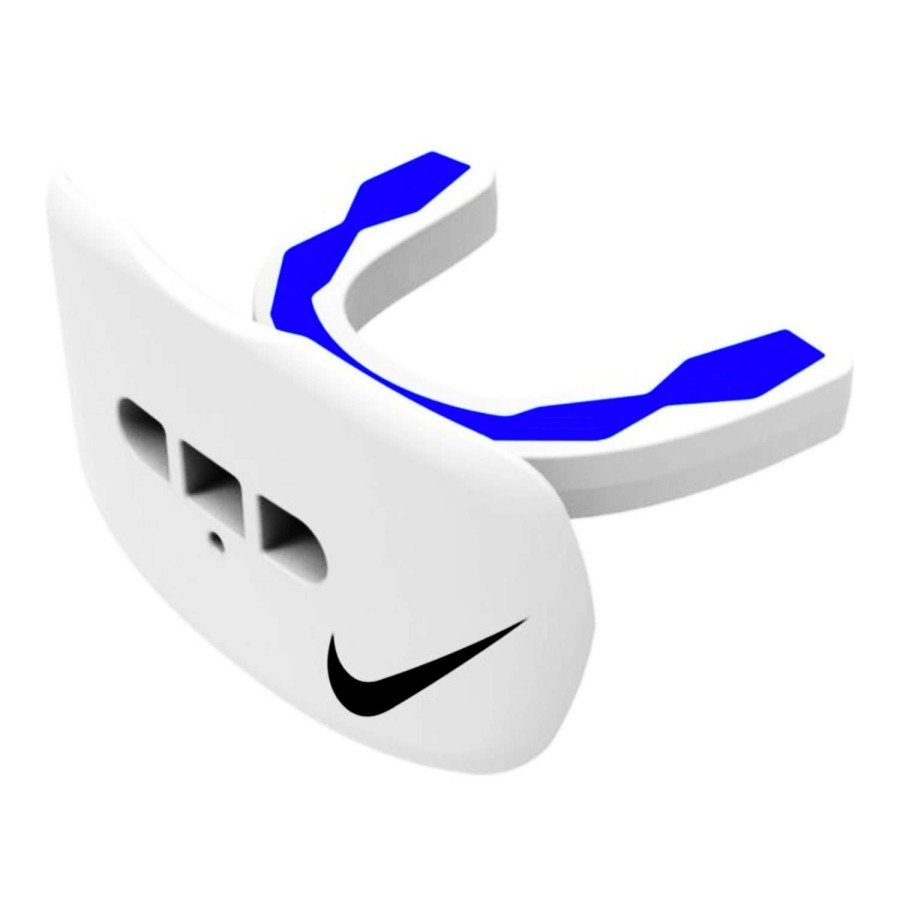 Sports * | Cut Price Nike Hyperflow Lip Protector Mouthguard White/Blue