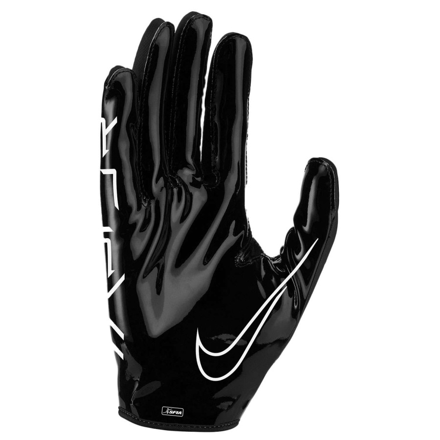 Sports * | Online Nike Vapor Jet 7.0 Adult Football Gloves Black