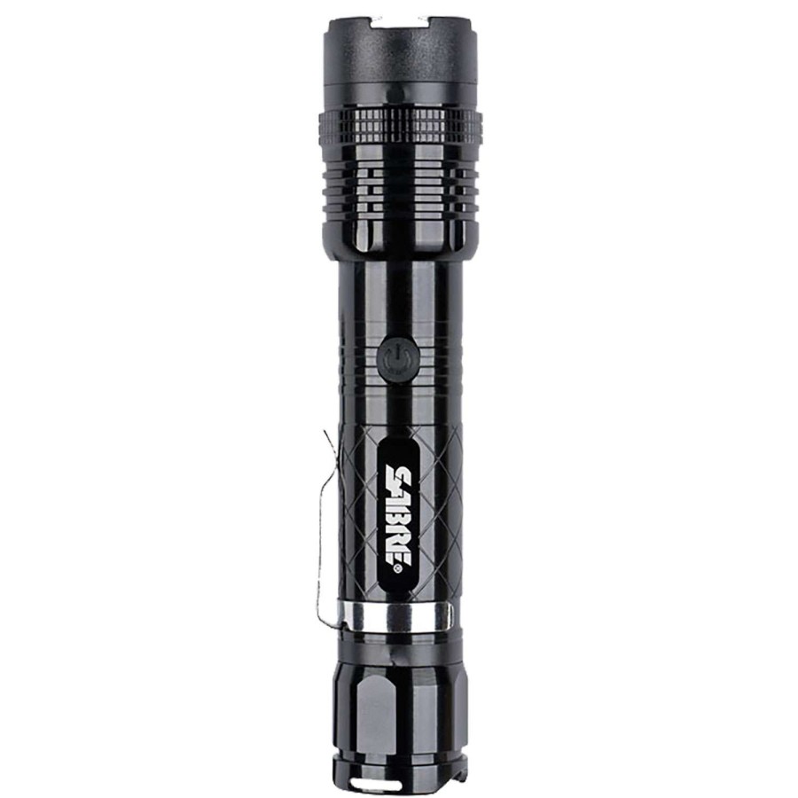 Outdoors * | Exclusive Sabre 80 Lumen Led Flashlight/Stun Gun Combo Original