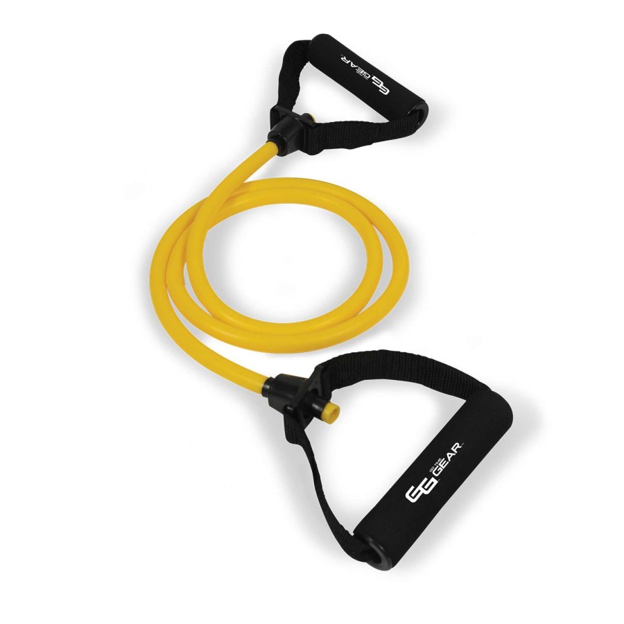 Fitness * | Online Discount Go Time Gear Light Resistance Tube Yellow