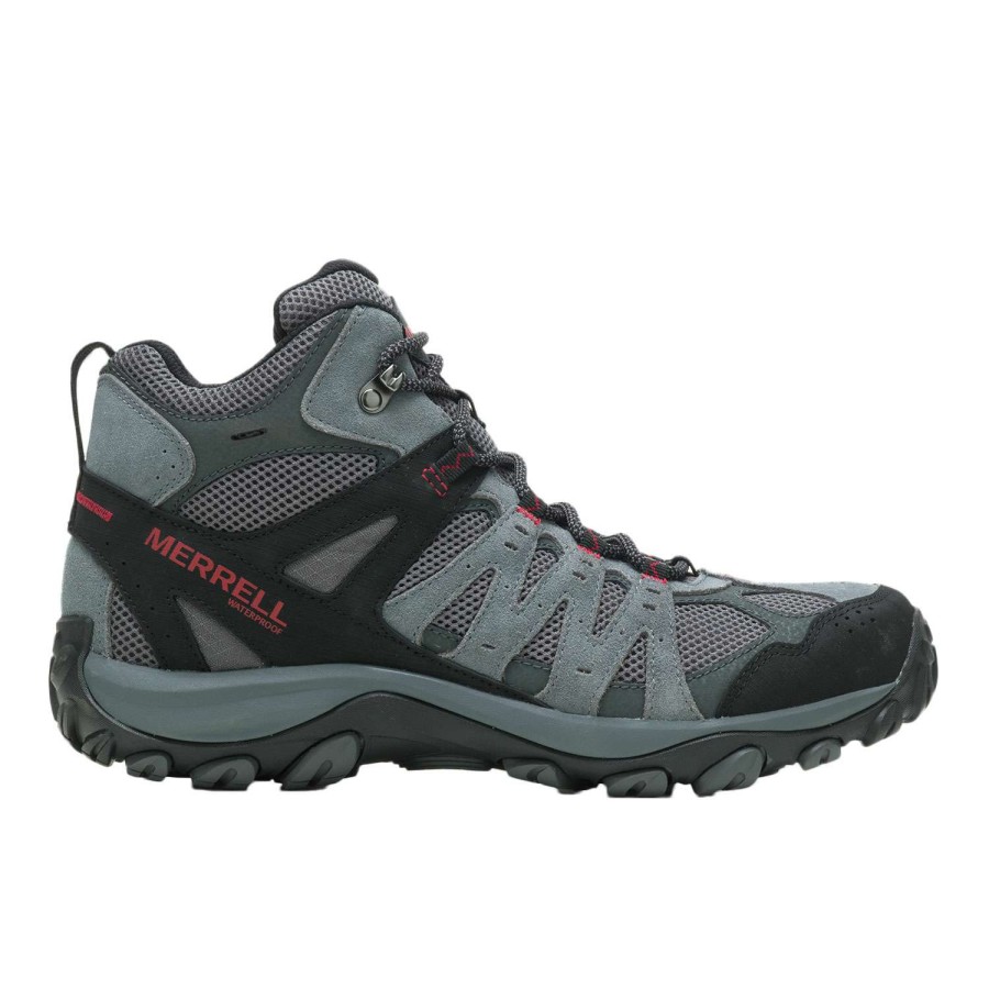 Footwear * | Hot Sale Merrell Accentor 3 Mid Waterproof Men'S Hiking Boots Charcoal Combo