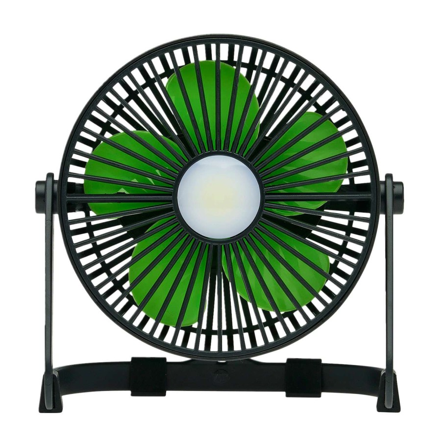 Outdoors * | Hot Sale Litezall Rechargeable Portable Fan With Light Original