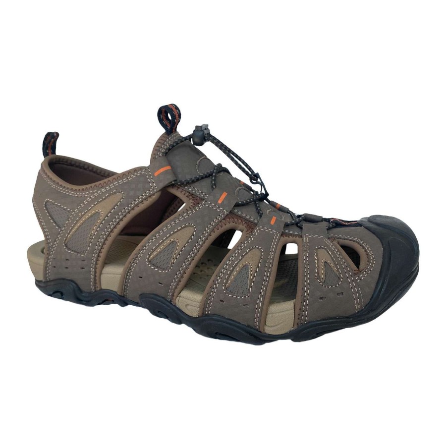 Footwear * | Hot Sale Outland Clifton Men'S River Sandals Brown Combo