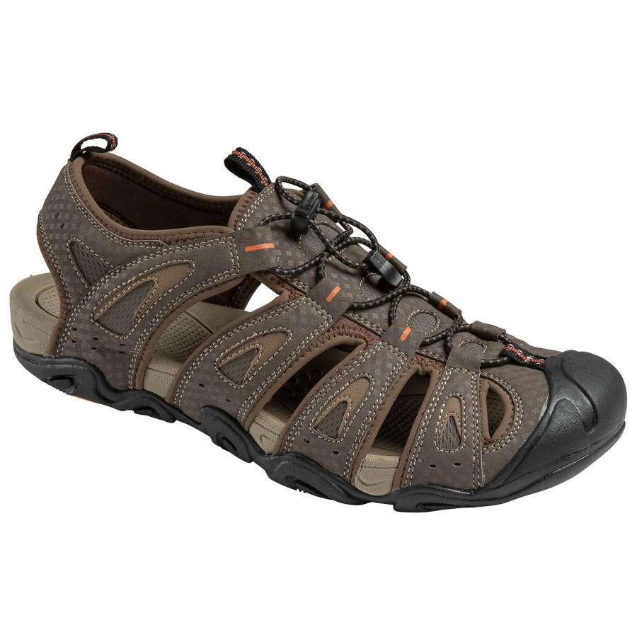 Footwear * | Hot Sale Outland Clifton Men'S River Sandals Brown Combo