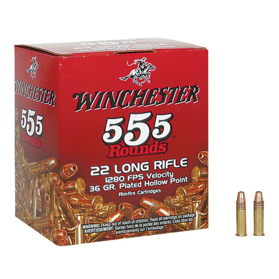 Fishing & Hunting * | Crazy Deals Winchester .22Lr Ammunition 555-Round Value Pack Original