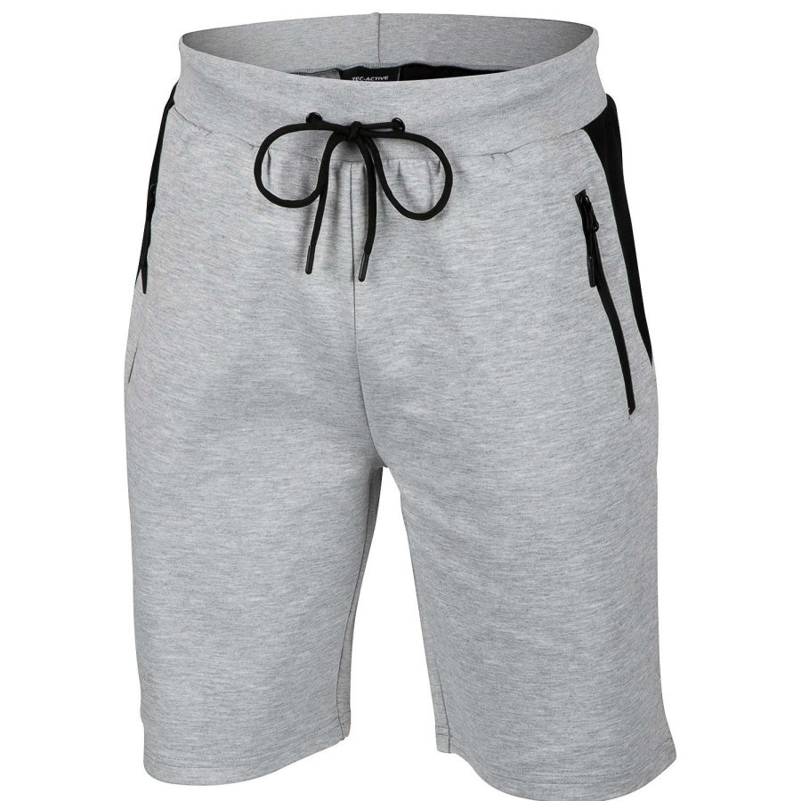 Apparel * | Popular Tec-Active Men'S Tech Shorts Gray