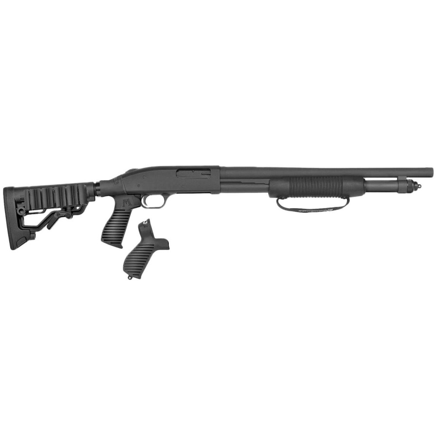 Fishing & Hunting * | Hot Sale Mossberg 590 Tactical 7 Shot 12Ga Shotgun With Flex Stock Pump