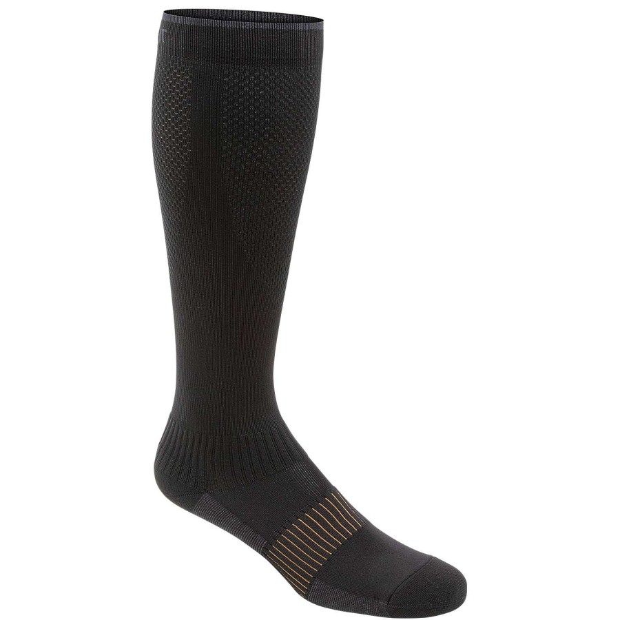 Apparel * | New Threads Copper Fit 2.0 Energy Compression Socks Black