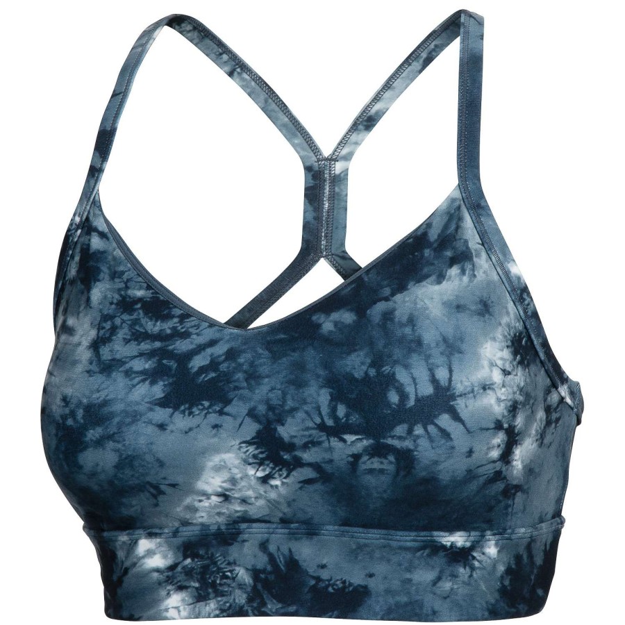 Apparel * | Top Selling Balance Women'S Kirstie Tie-Dye Sports Bra Midnight Blue